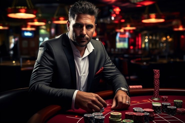 Studio Live Baccarat loket88 dengan dealer profesional dan beberapa kamera menangkap permainan dari berbagai sudut